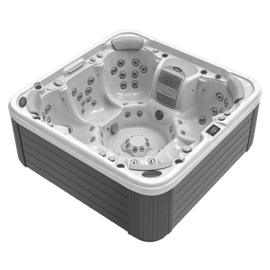 Innovaspa Mont Blanc Hot Tub (Silver Marble/Grey)